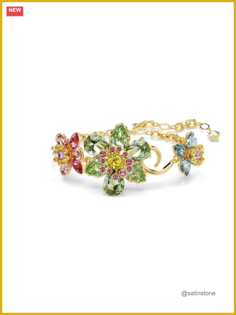 Swarovski Idyllia Bracelet Solid Chain Women's Jewelry
